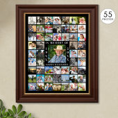 Herdenking 55 Foto Collage Ter Nagedachtenis Poster