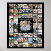 Herdenking 55 HULDIGING AAN HET LEVEN Foto Collage Poster (Voorkant)