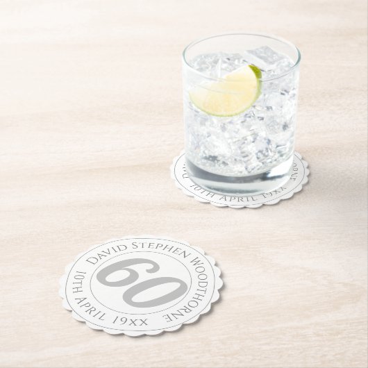 Herdenking 60ste verjaardag van de verjaardag van  kartonnen onderzetters (Insitu)