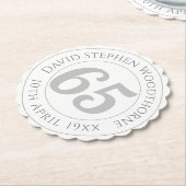 Herdenking 65e verjaardag van de verjaardag van de kartonnen onderzetters (Gekanteld)