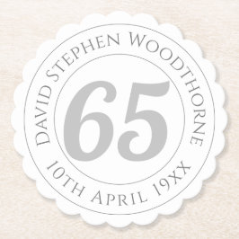 Herdenking 65e verjaardag van de verjaardag van de kartonnen onderzetters