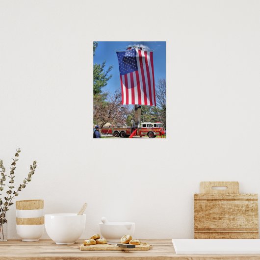 Herdenking 911 poster (Keuken)