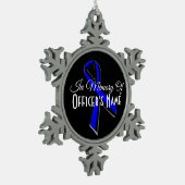 HERDENKING AAN OMGEKOMEN AGENT TINNEN DECORATIE (Links)