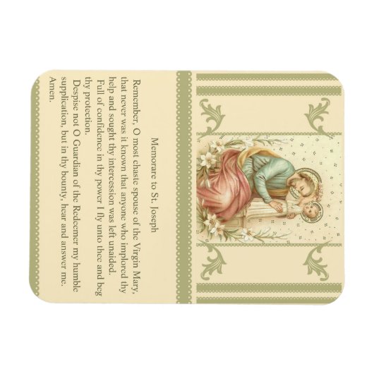 Herdenking aan St. Joseph Magneet (Horizontaal)