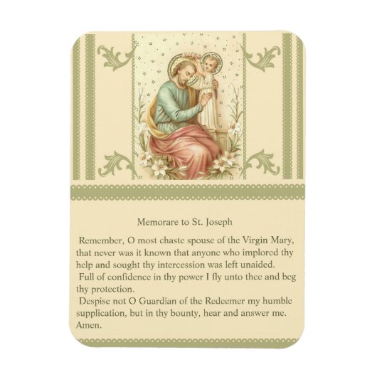 Herdenking aan St. Joseph Magneet (Verticaal)