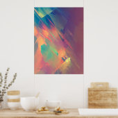 Herdenking - abstracte schilderdruk poster (Keuken)