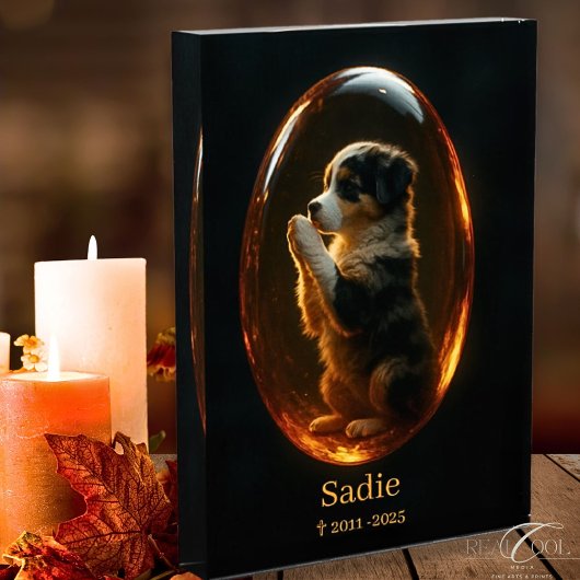 Herdenking Australische Herdershond  Fotoblokken