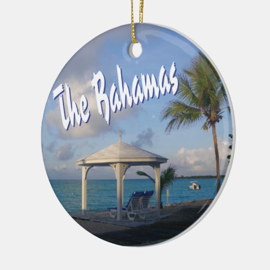 Herdenking Bahamas Keramisch Ornament (Links)