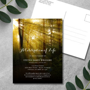 Herdenking Bomen voor Levensviering Briefkaart