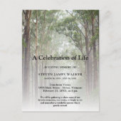 Herdenking Bomen voor Viering van het Leven Briefkaart (Voorkant)