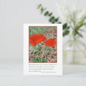 Herdenking Briefkaart (Staand voorkant)