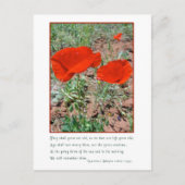 Herdenking Briefkaart (Voorkant)