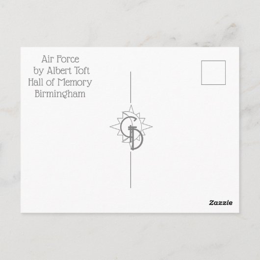 Herdenking Briefkaart (Achterkant)