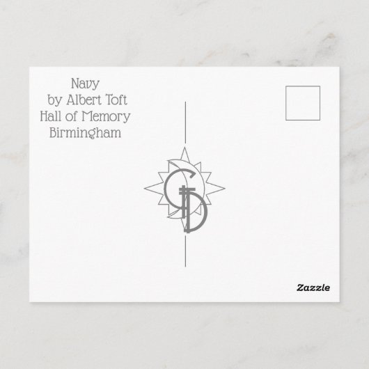 Herdenking Briefkaart (Achterkant)