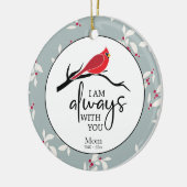 Herdenking citaat Foto Memorial Kerstmis Keramisch Ornament (Links)