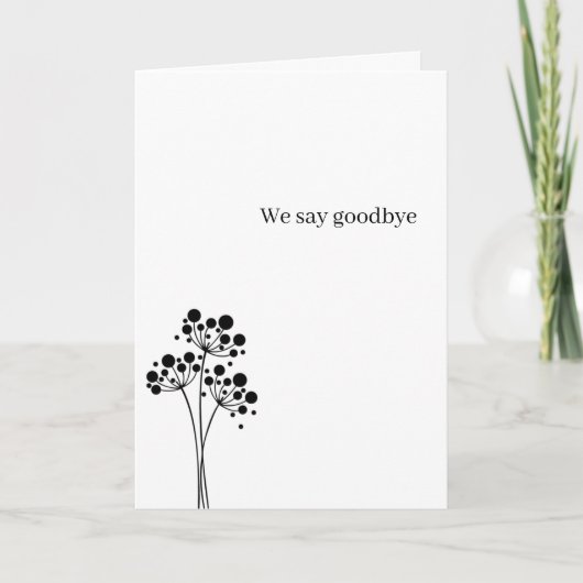 Herdenking - condoleances 04 kaart (Voorkant)