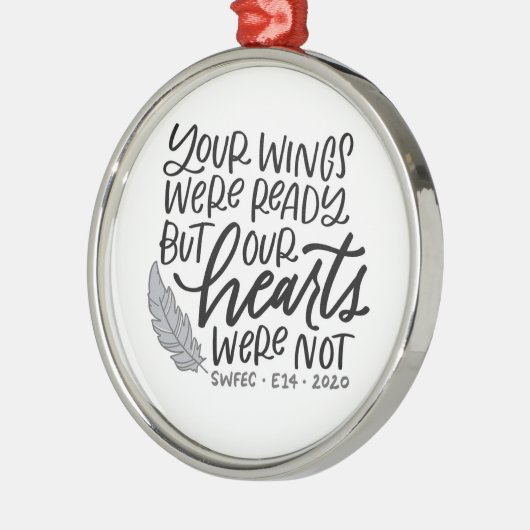 Herdenking E14-Ornament Metalen Ornament (Links)