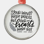 Herdenking E14-Ornament Metalen Ornament (Voorkant)