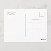 Herdenking Eenvoudig Minimalistisch Modern 10 Foto Briefkaart (Achterkant)