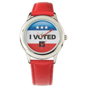Herdenking · Eerste verkiezing · Ik heb gestemd Horloge