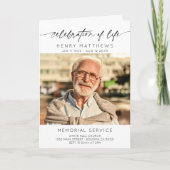 Herdenking Foto Funeral Order of Service Programma (Voorkant)