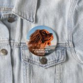 Herdenking Foto Memorial Pet Button (In situ)