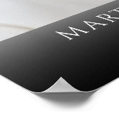 Herdenking Foto Script Viering van het Leven Herde Poster (Hoek)