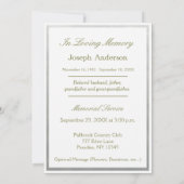 Herdenking | Foto toevoegen Kaart (Achterkant)