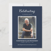 Herdenking Funeral Memorial Kaart (Voorkant)