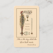 Herdenking Heilige Kaarten Hoogleraar Faith RCIA ( Visitekaartje (Voorkant)