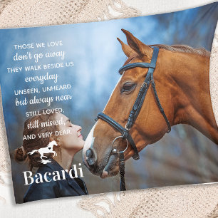 Herdenking herdenking van paardenpaarden op aangep fleece deken