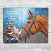 Herdenking herdenking van paardenpaarden op aangep fleece deken