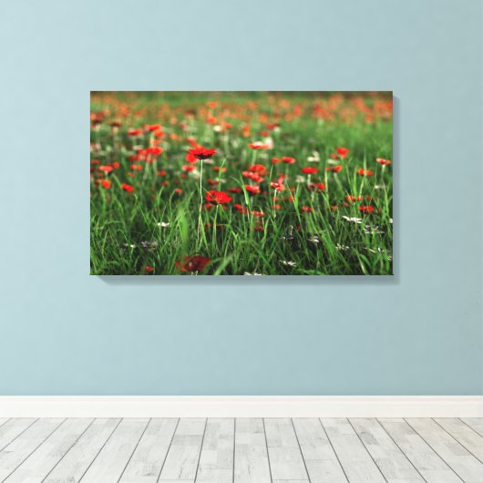 Herdenking (Herdenkingsdag) Canvas Afdruk (Insitu (Houten vloer))