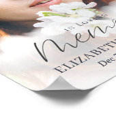 Herdenking In Liefdevolle Herinnering Wolken Moder Poster (Hoek)