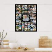 Herdenking IN LIEVENDE HERINNERING 55 Foto Collage Poster (Keuken)