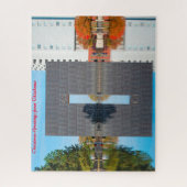 Herdenking in Oklahoma. Kerstgroeten Legpuzzel (Verticaal)