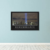 Herdenking: Inspirerend prijsopgave Canvas Afdruk (Insitu (Houten vloer))