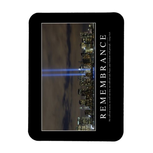 Herdenking: Inspirerend prijsopgave Magneet (Verticaal)