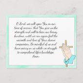 Herdenking Kaart voor begrafenis of gedenkteken (Achterkant)