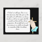 Herdenking Kaart voor begrafenis of gedenkteken (Achterkant)