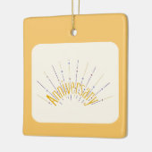 Herdenking - keramisch ornament (Links)