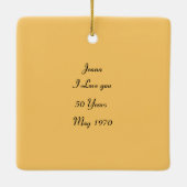 Herdenking - keramisch ornament (Achterkant)