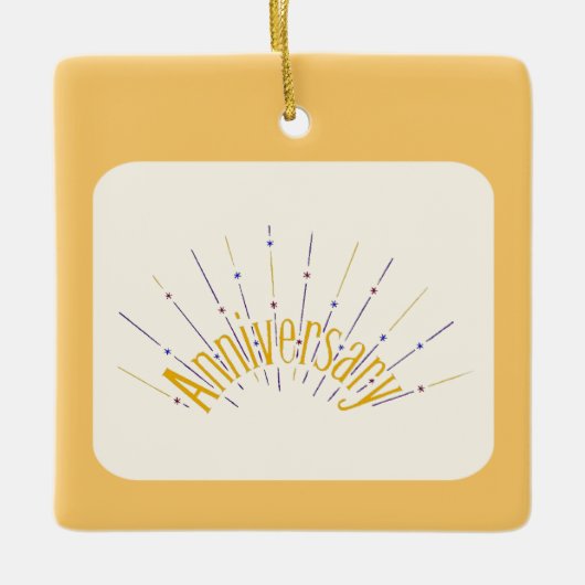 Herdenking - keramisch ornament (Voorkant)