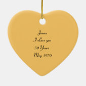 Herdenking - keramisch ornament (Achterkant)