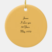 Herdenking - keramisch ornament (Achterkant)