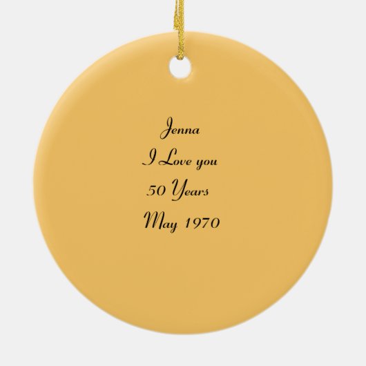 Herdenking - keramisch ornament (Achterkant)