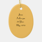 Herdenking - keramisch ornament (Achterkant)