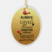 Herdenking Kerstmis ornamenten kardinaal in herinn (Rechts)