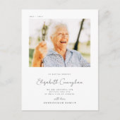 Herdenking Liefdevolle Herinnering Elegant Eenvoud Briefkaart (Voorkant)