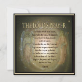 Herdenking | Lord's Prayer Kaart (Voorkant)